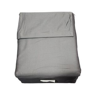 Threshold Full Sheet Set 6pc 800 Thread Count Cotton Sateen Gray